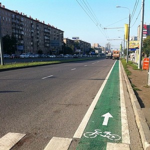 У метро «Университет» появились первые велополосы — Ситуация на The Village