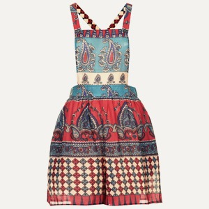 Платье Band of Gypsies, свитшот A. P. C., топ H&M — Что надеть на The Village